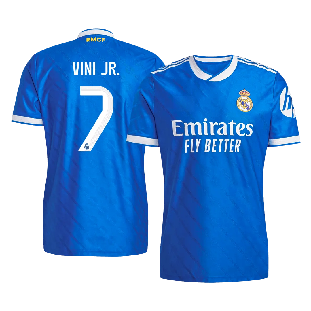 VINI JR. #7 Real Madrid Third Away Player Version Jersey 2025/26