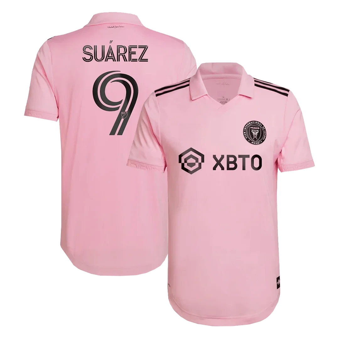 SUÁREZ #9 Inter Miami CF Home Authentic Soccer Jersey 2022