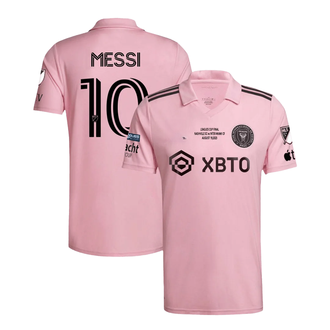 MESSI #10 Inter Miami CF Home Soccer Jersey 2023 - Leagues Cup Final