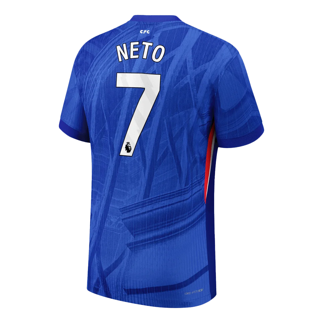 NETO #7 Chelsea Home Player Version Jersey 2025/26