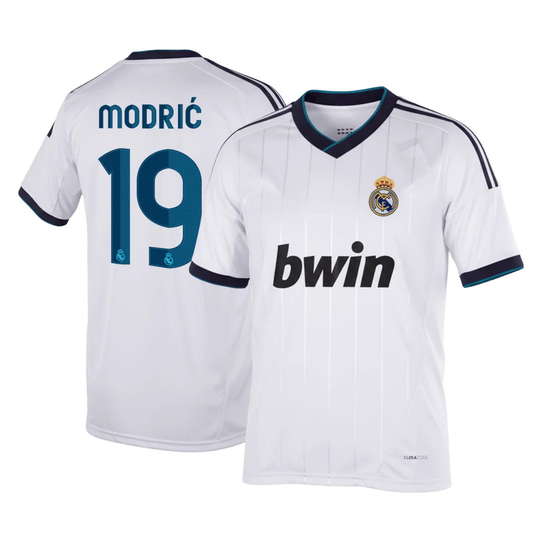 Retro Soccer Jersey MODRIĆ #19 Real Madrid Home 2012/13