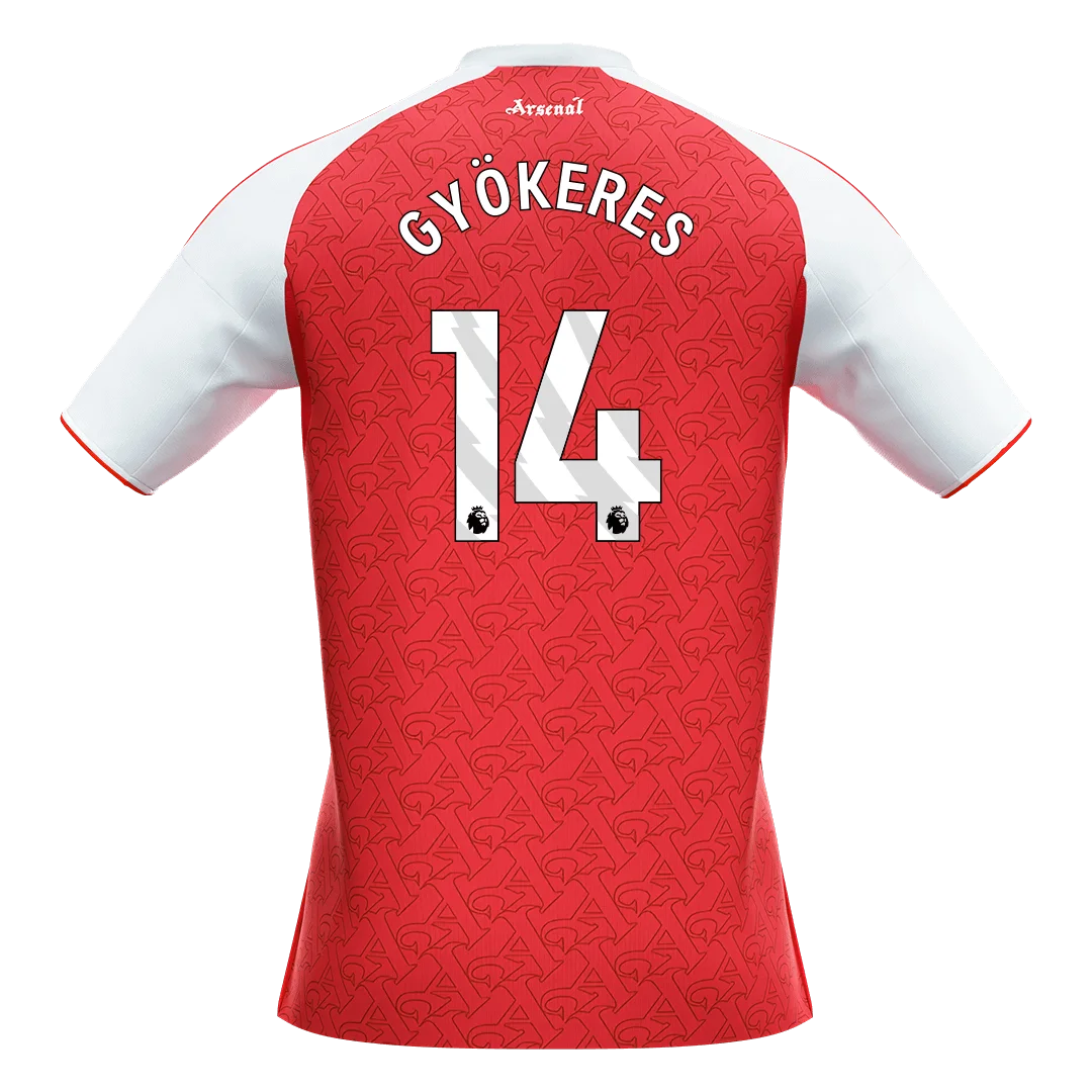 GYÖKERES #14 Arsenal Home Soccer Jersey 2025/26