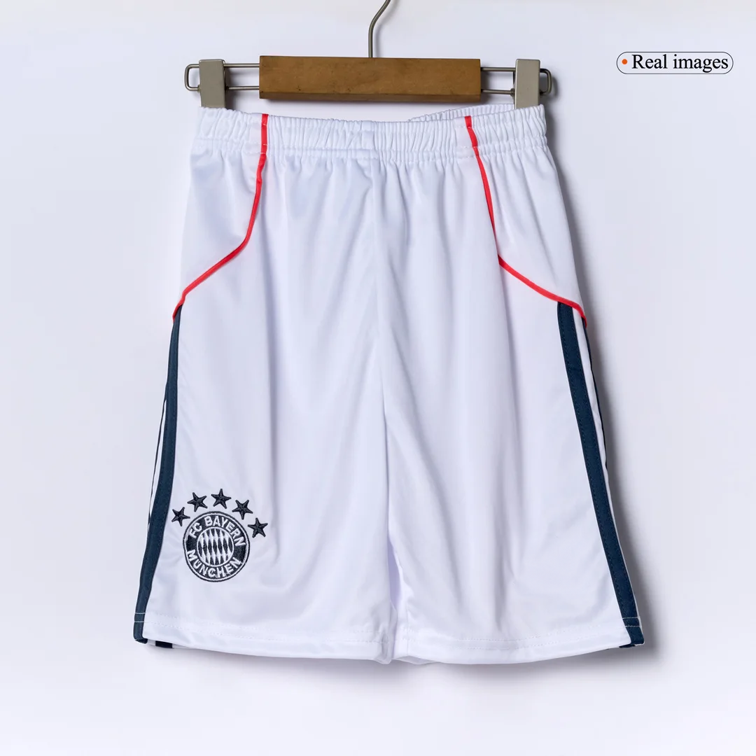 Bayern Munich Away Kids Soccer Jerseys Kit 2025/26