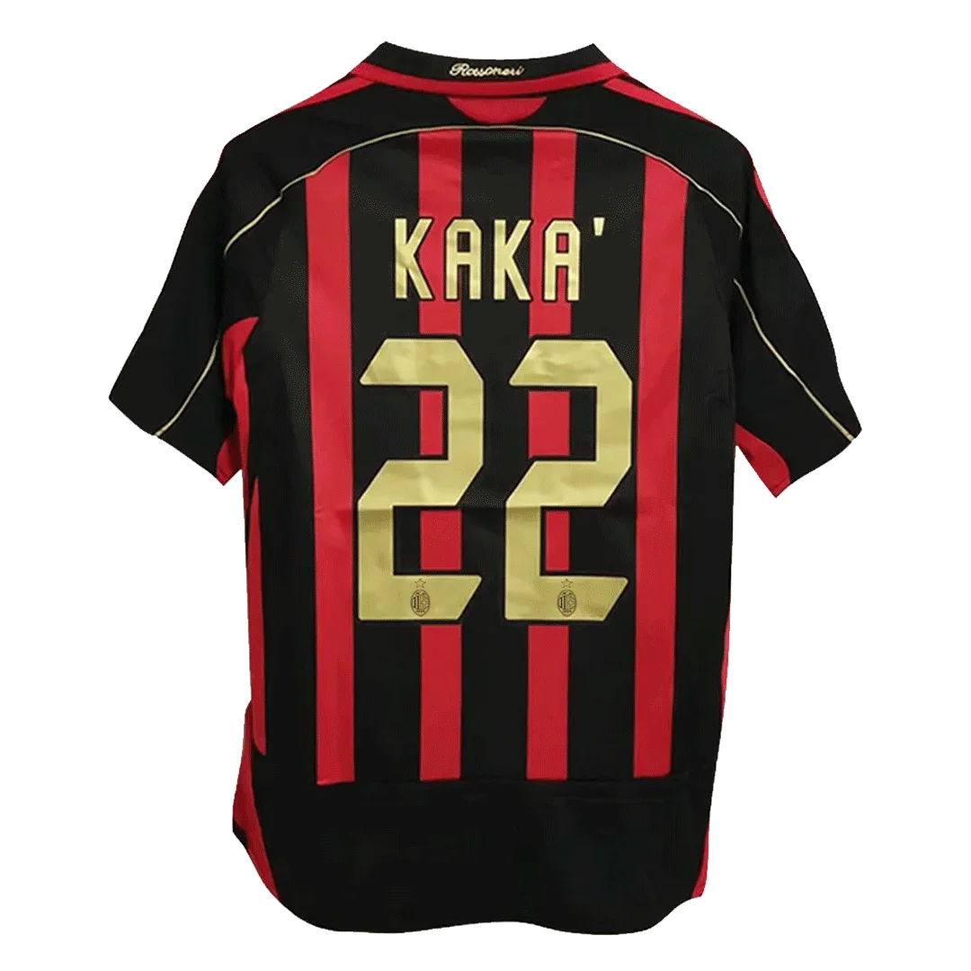 Retro Soccer Jersey KAKA’ #22 AC Milan Home 2006/07