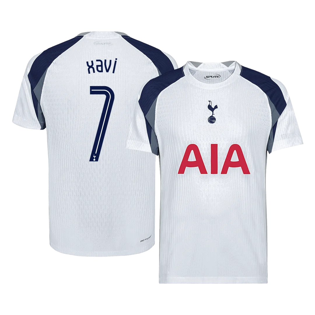 XAVI #7 Tottenham Hotspur Home Player Version Jersey 2025/26 - UCL