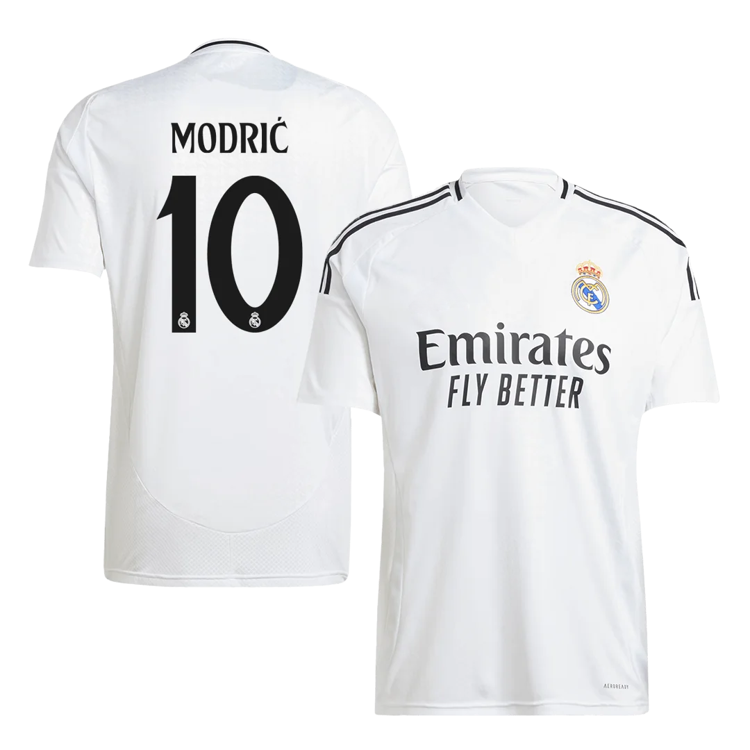 MODRIĆ #10 Real Madrid Home Soccer Jersey