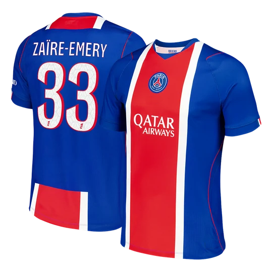ZAÏRE-EMERY #33 PSG Home Soccer Jersey 2026/27