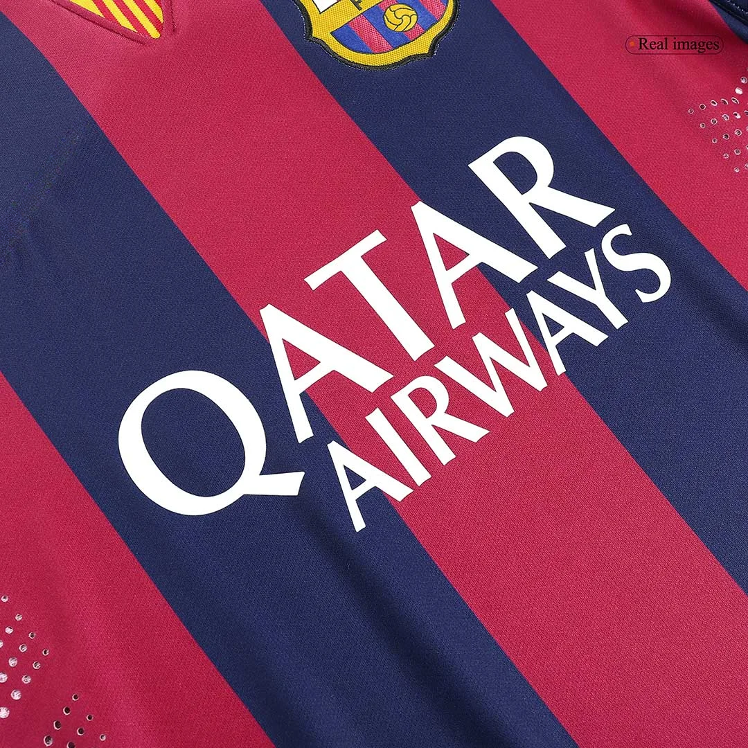 Retro Soccer Jersey NEYMAR JR #11 Barcelona Home 2014/15
