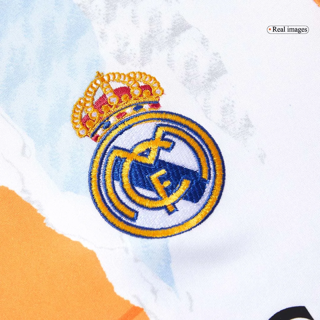 Real Madrid Pre-Match Soccer Jersey White