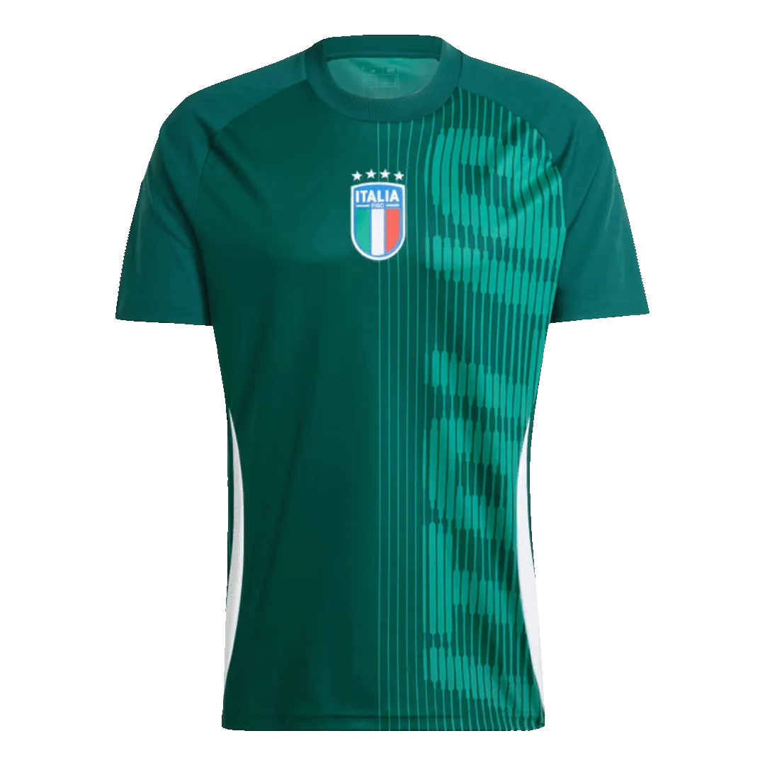 Italië Voor de wedstrijd Voetbalshirt EURO groen