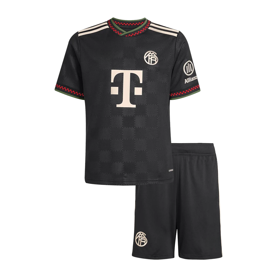 Bayern Munich Third Away Kids Soccer Jerseys Kit 2025/26