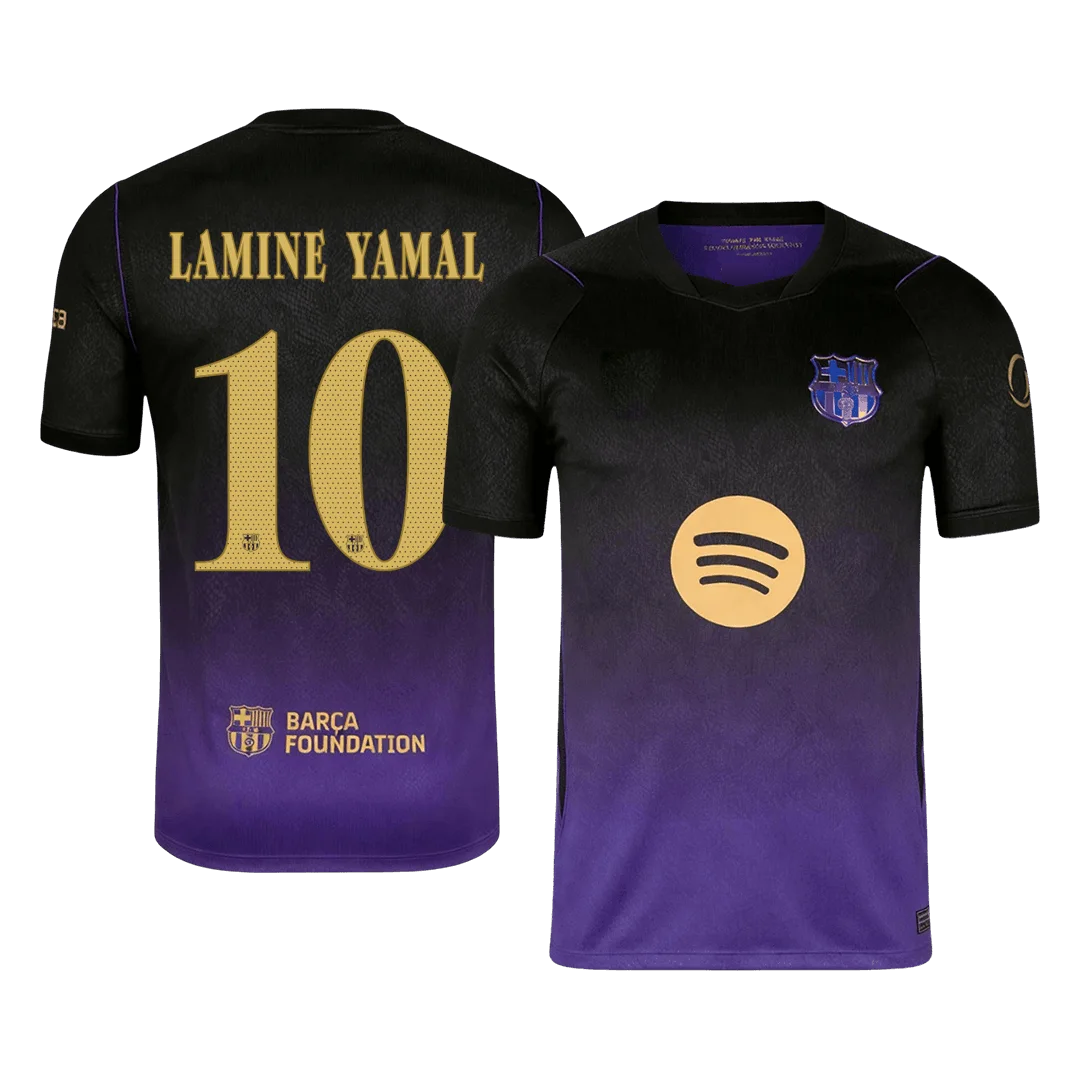 LAMINE YAMAL #10 Barcelona Away Soccer Jersey 2026/27 -UCL