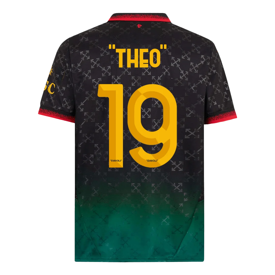 “THEO” #19 AC Milan Fourth Away Soccer Jersey