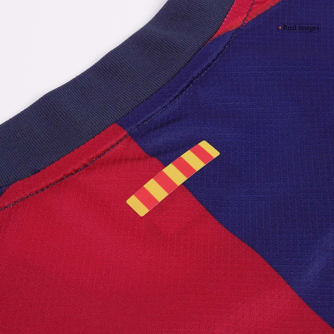 LEWANDOWSKI #9 Barcelona Home Soccer Jersey – Spotify Logo Without Text