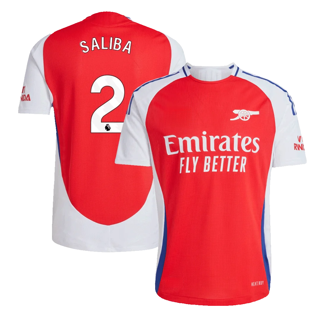 SALIBA #2 Arsenal Home Player Version Jersey