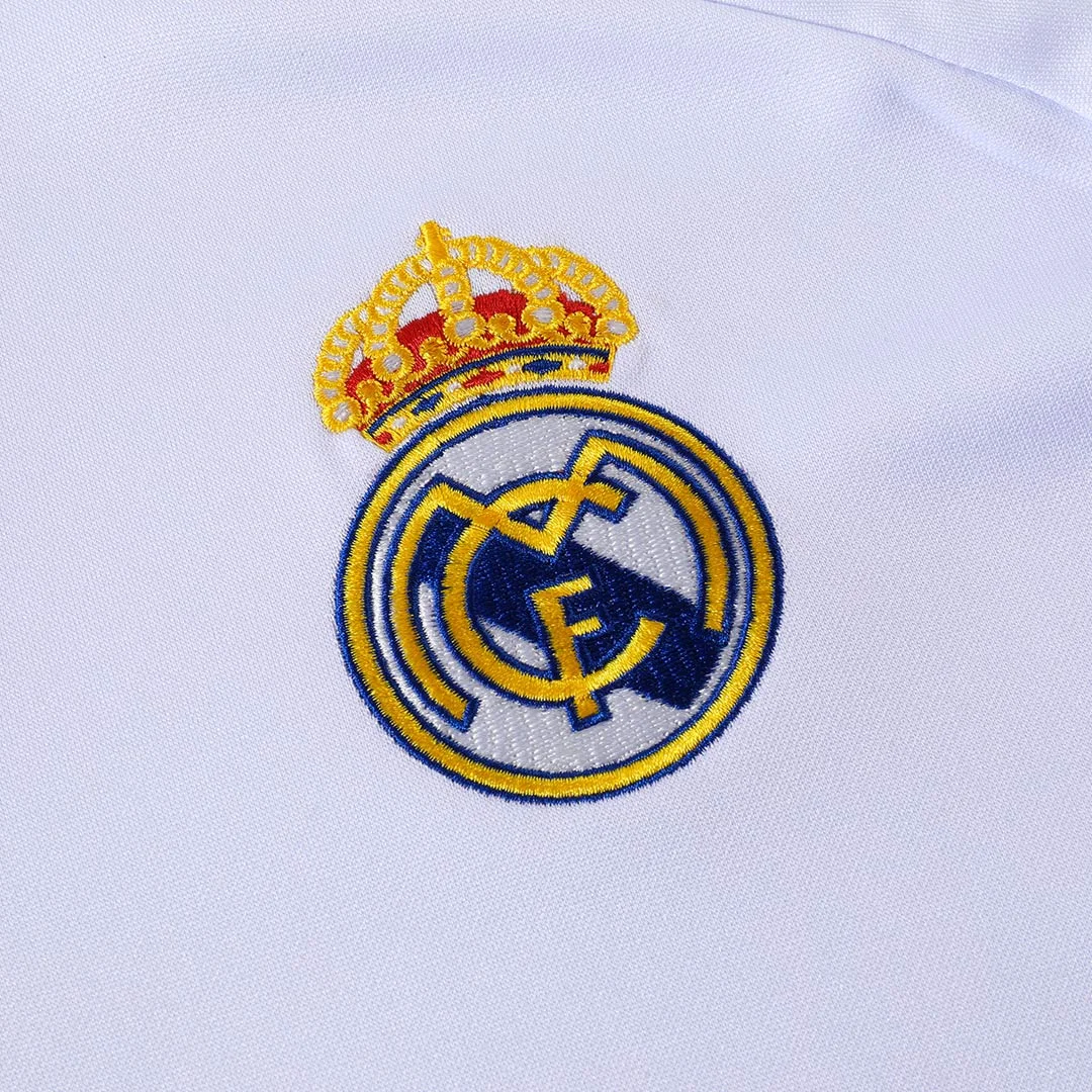 Real Madrid 1/4 Zip Tracksuit 2025/26 Kids White