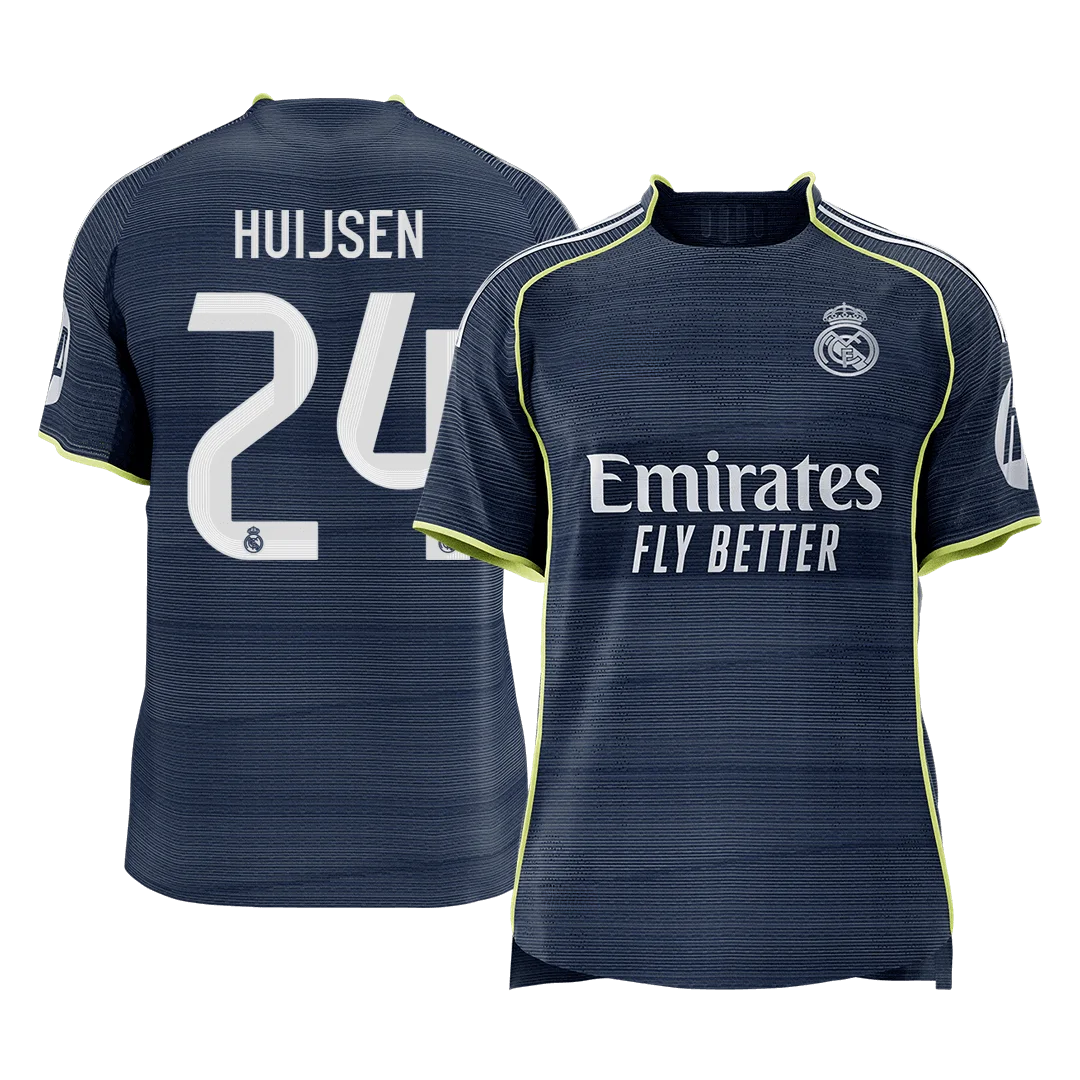 HUIJSEN #24 Real Madrid Away Player Version Jersey 2025/26