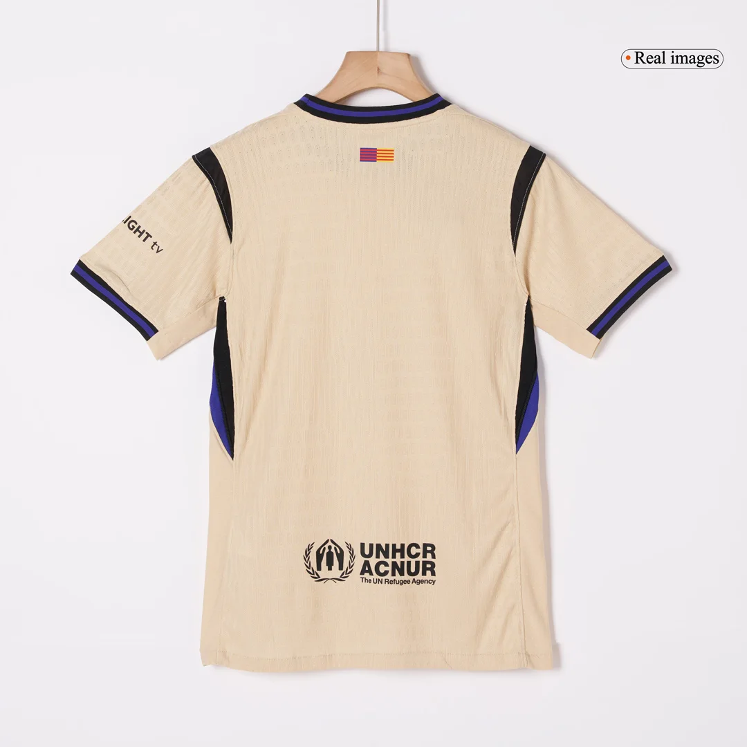 F.DE JONG #21 Barcelona Away Player Version Jersey 2025/26 – UCL