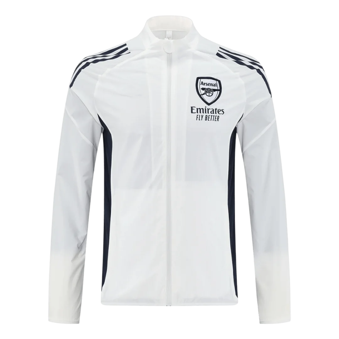 Arsenal Windbreaker Jacket 2025/26 - White