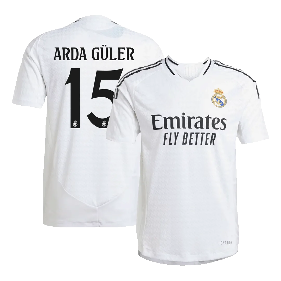 ARDA GÜLER #15 Real Madrid Home Player Version Jersey