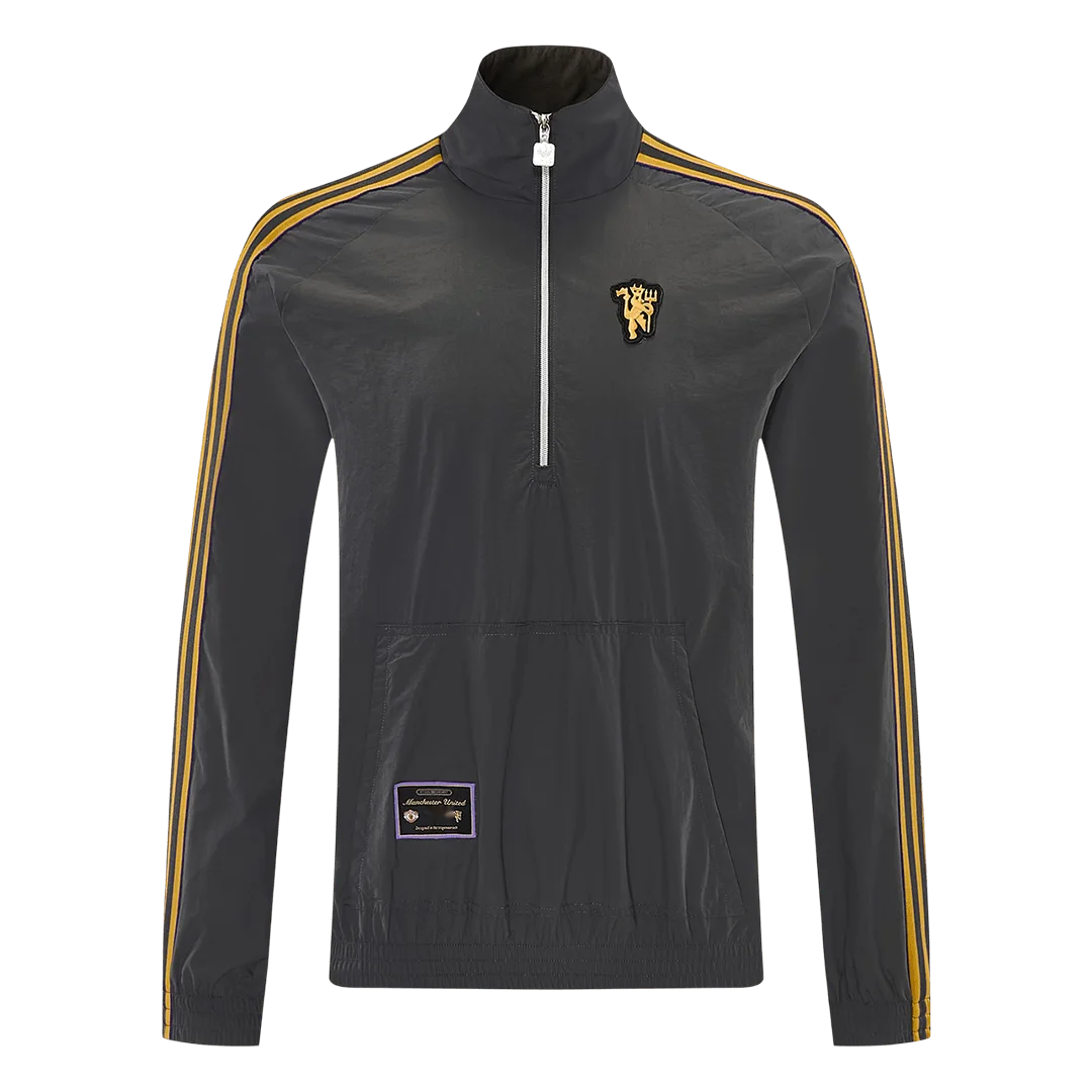 Manchester United Windbreaker Jacket 2026 - Gray