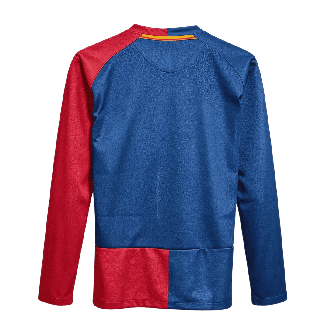 Retro Soccer Jersey Barcelona Home Long Sleeve 2008/09 – UCL Final