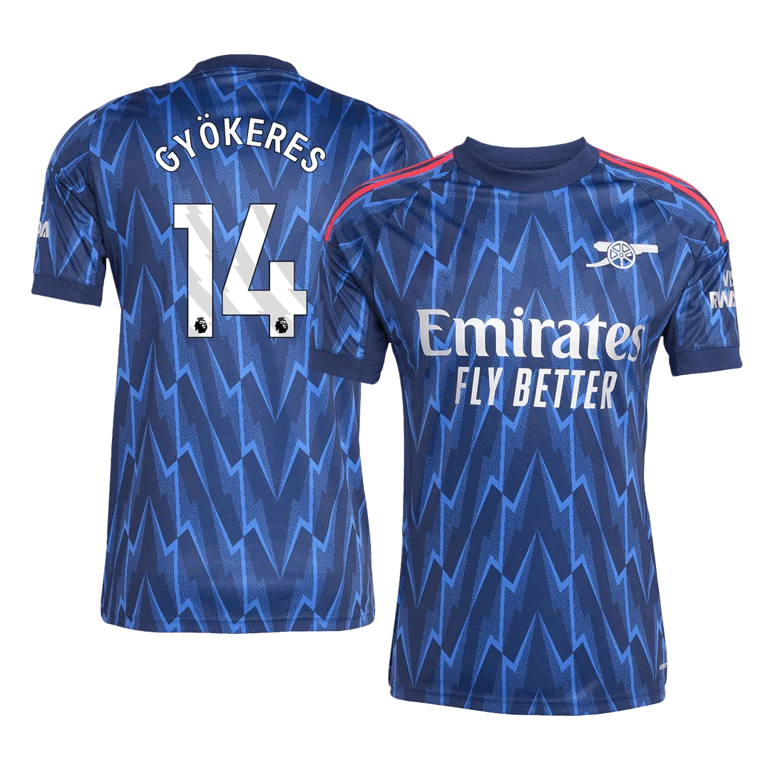 GYÖKERES #14 Arsenal Away Soccer Jersey 2025/26