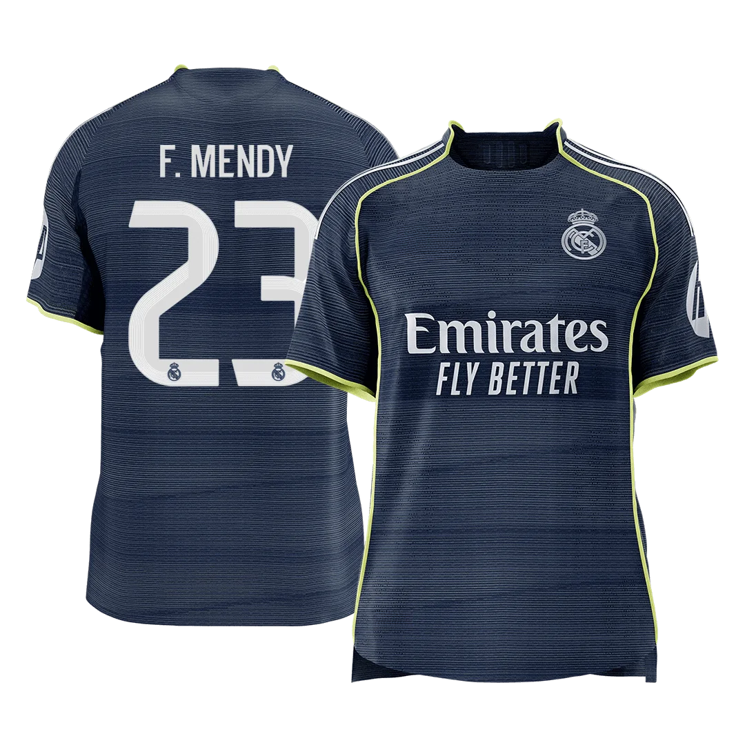 F.MENDY #23 Real Madrid Away Player Version Jersey 2025/26