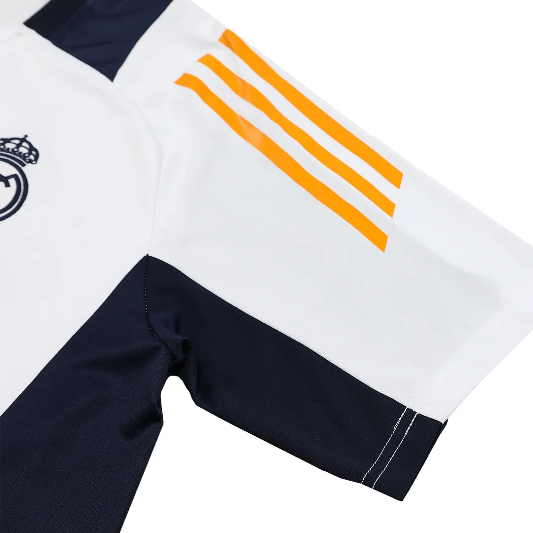 Real Madrid Pre-Match Soccer Jersey White