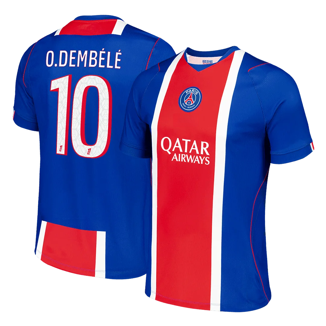O.DEMBÉLÉ #10 PSG Home Soccer Jersey 2026/27
