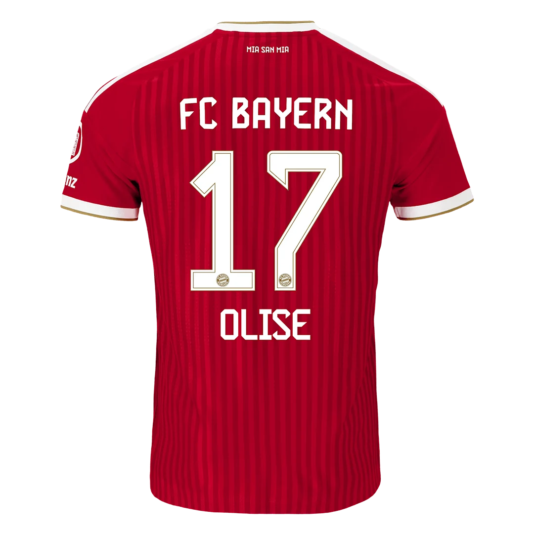 OLISE #17 Bayern Munich Home Player Version Jersey 2026/27