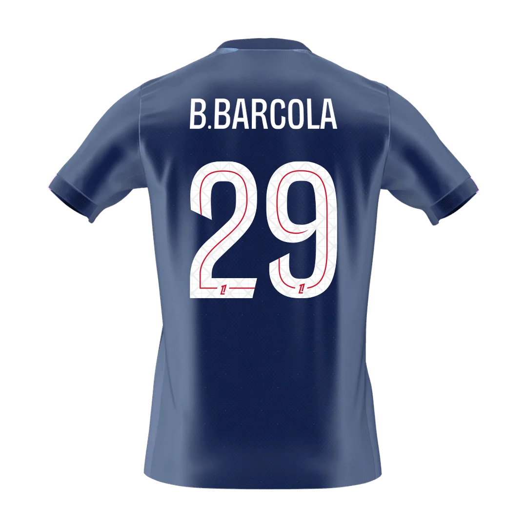 B.BARCOLA #29 PSG Home Soccer Jersey 2025/26