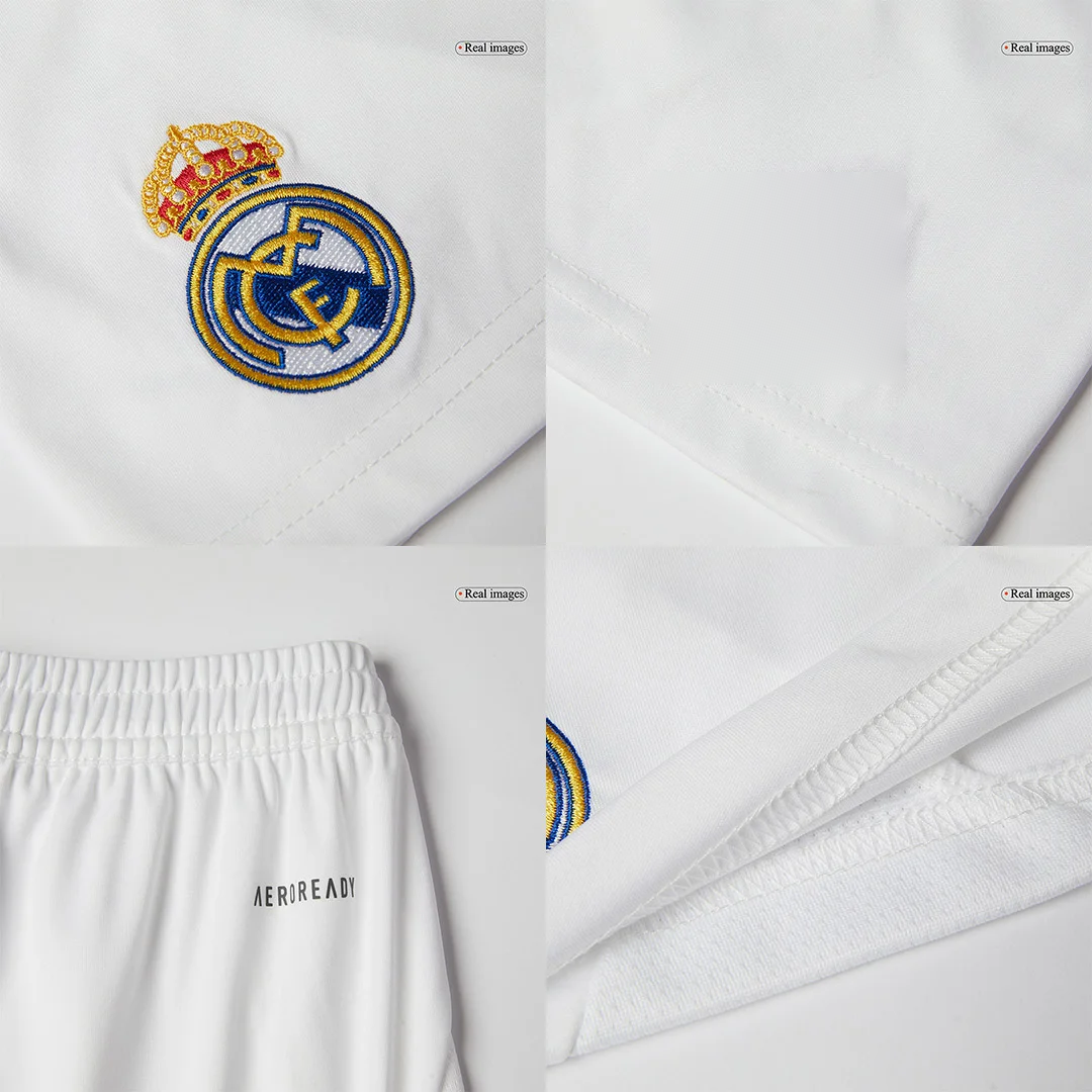 MBAPPÉ #9 Real Madrid Home Kids Soccer Jerseys Kit