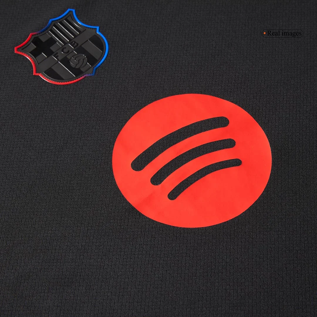 GAVI #6 Barcelona Away Player Version Jersey – Spotify Logo Without Text