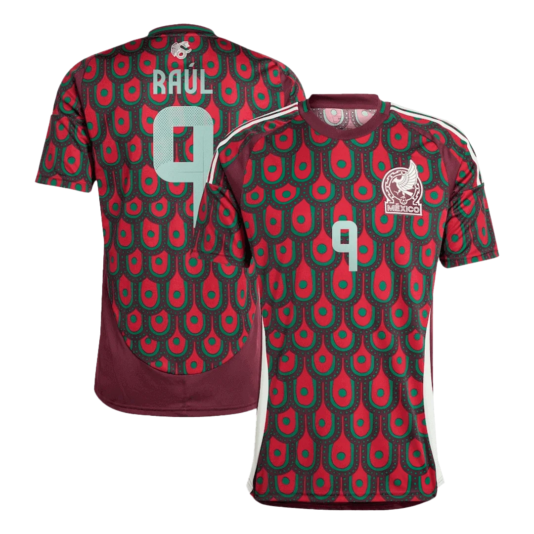 RAÚL #9 Mexico Home Soccer Jersey Copa America