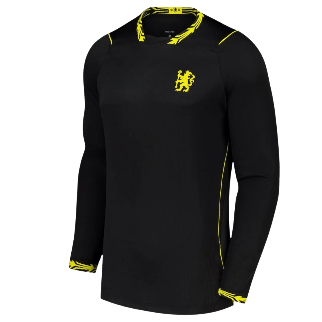 Chelsea Away Long Sleeve Kids Soccer Jerseys Kit 2026/27