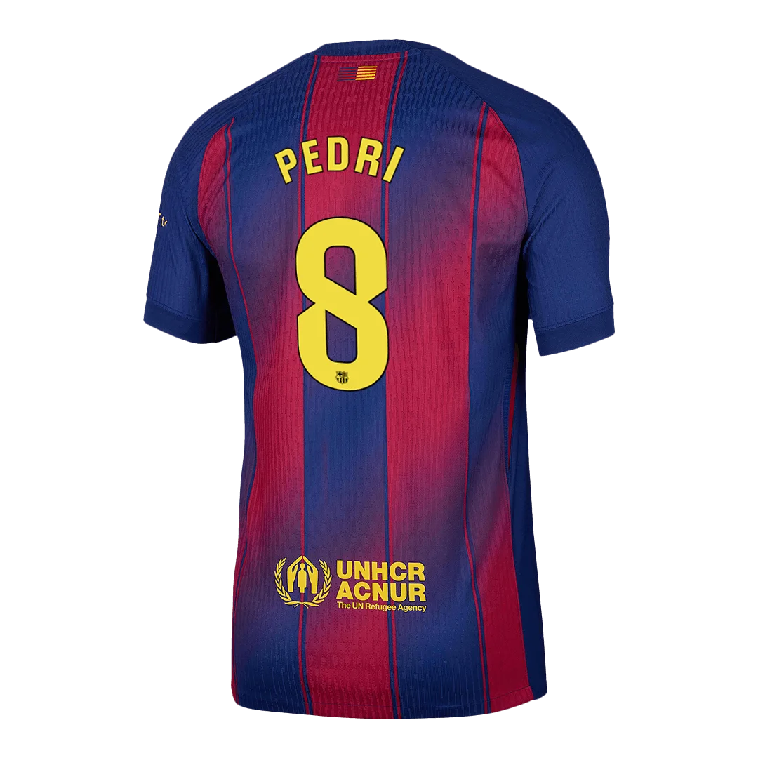 PEDRI #8 Barcelona Home Player Version Jersey 2025/26