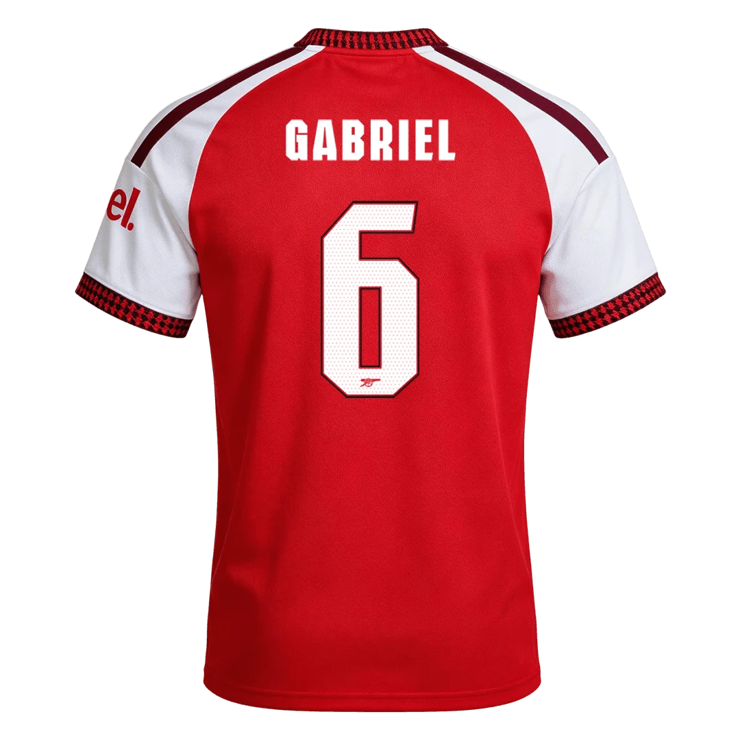 GABRIEL #6 Arsenal Home Soccer Jersey 2026/27 -UCL