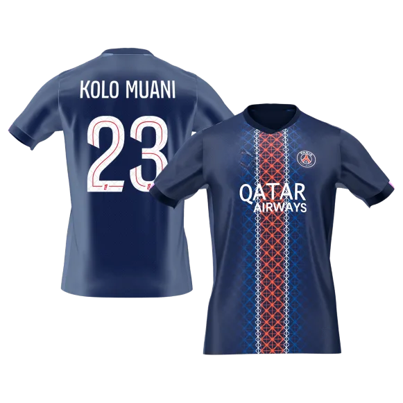 KOLO MUANI #23 PSG Home Soccer Jersey 2025/26