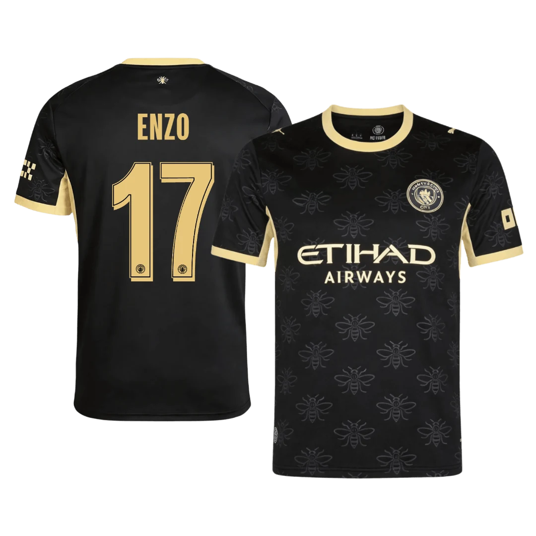 ENZO #17 Manchester City Away Soccer Jersey 2026/27 -UCL