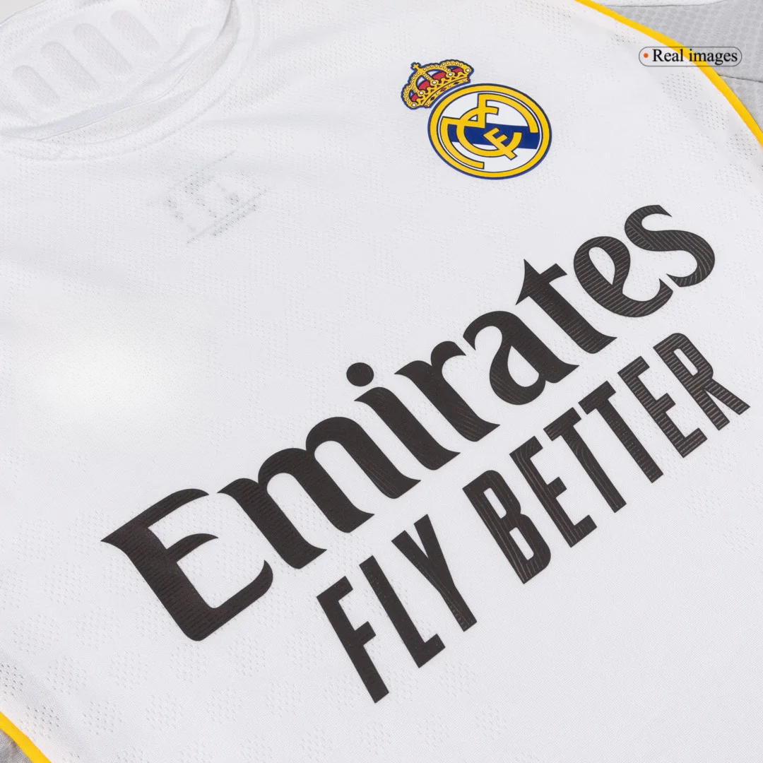 Real Madrid Home Long Sleeve Player Version Jersey 2025/26