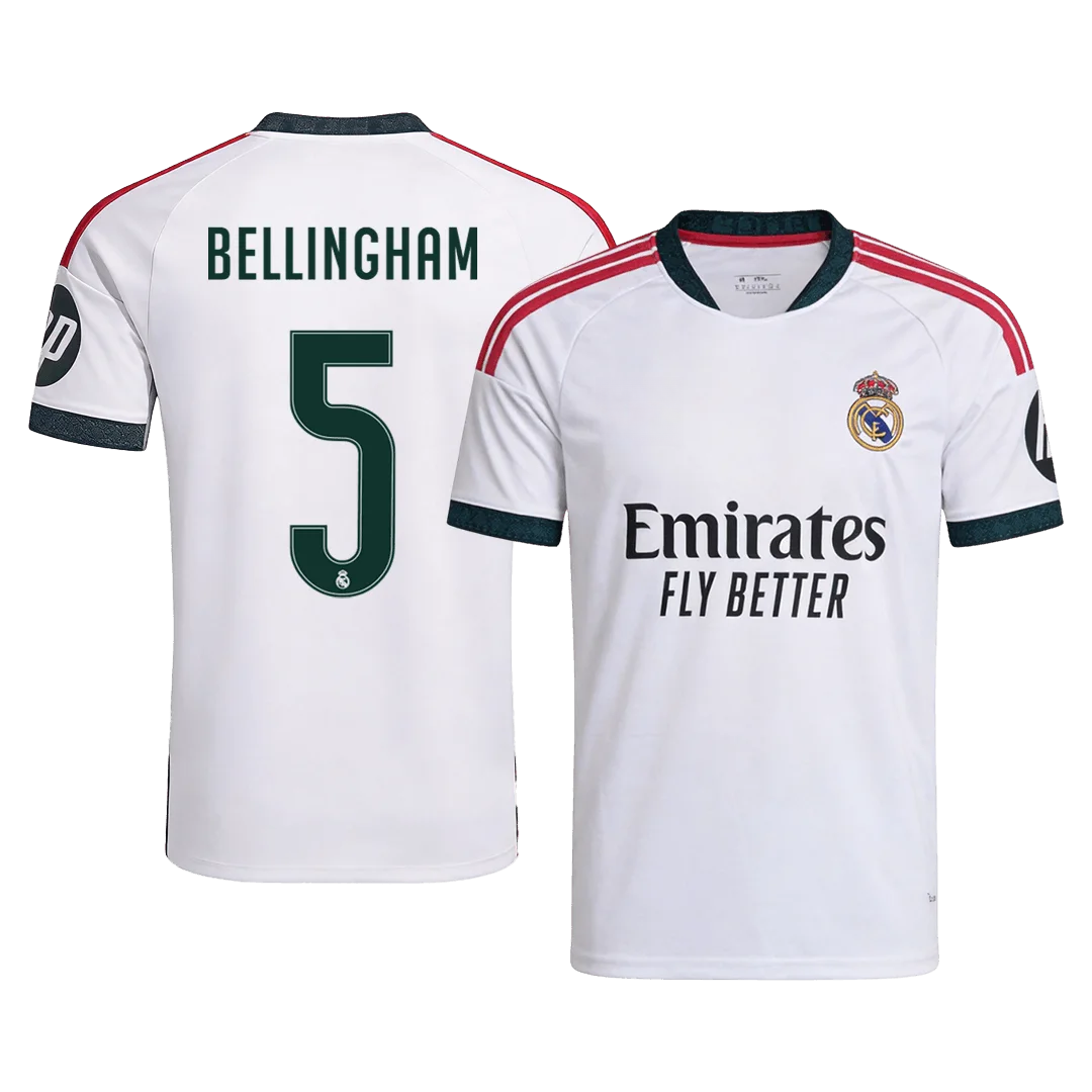 BELLINGHAM #5 Real Madrid Home Soccer Jersey 2026/27