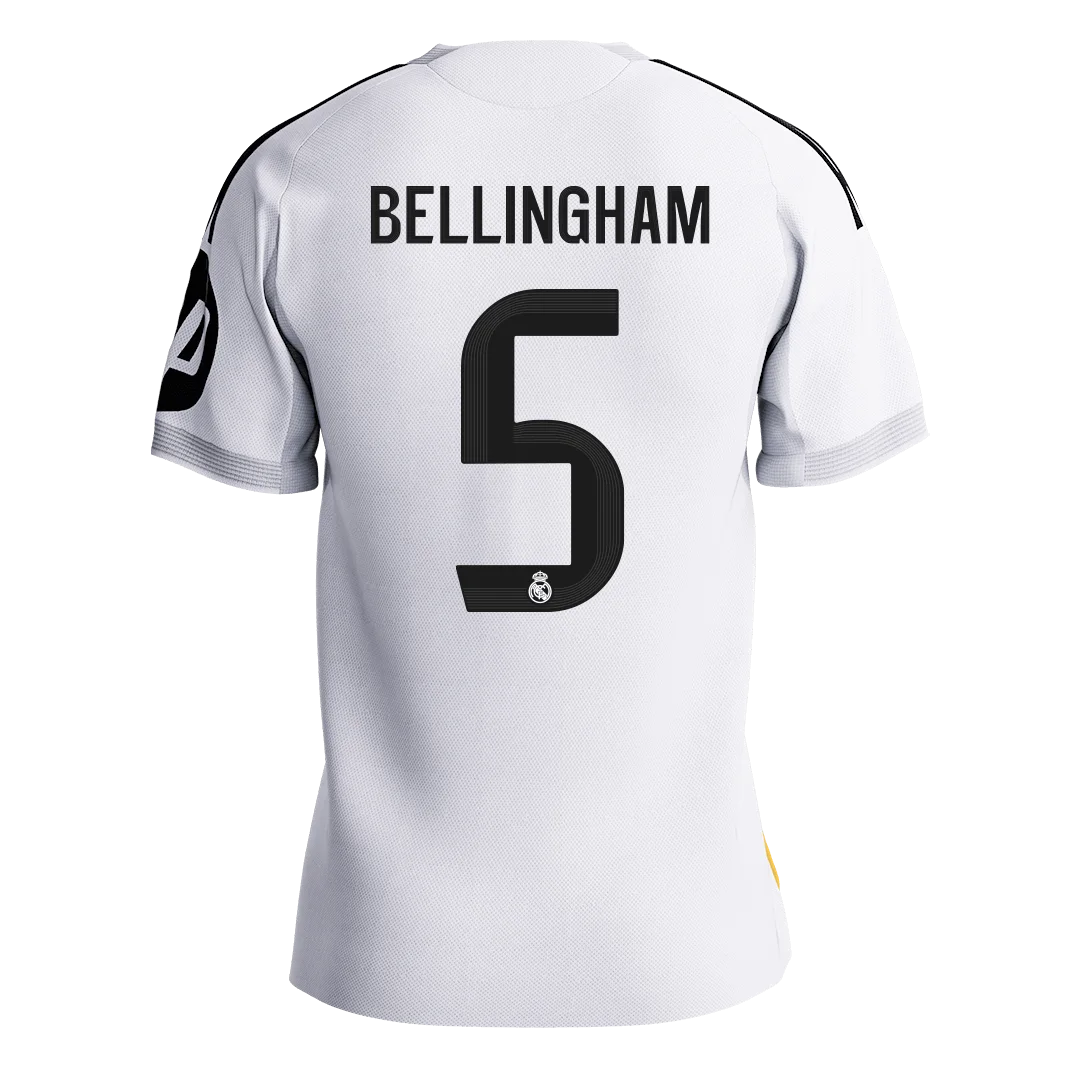 BELLINGHAM #5 Real Madrid Home Player Version Jersey 2025/26