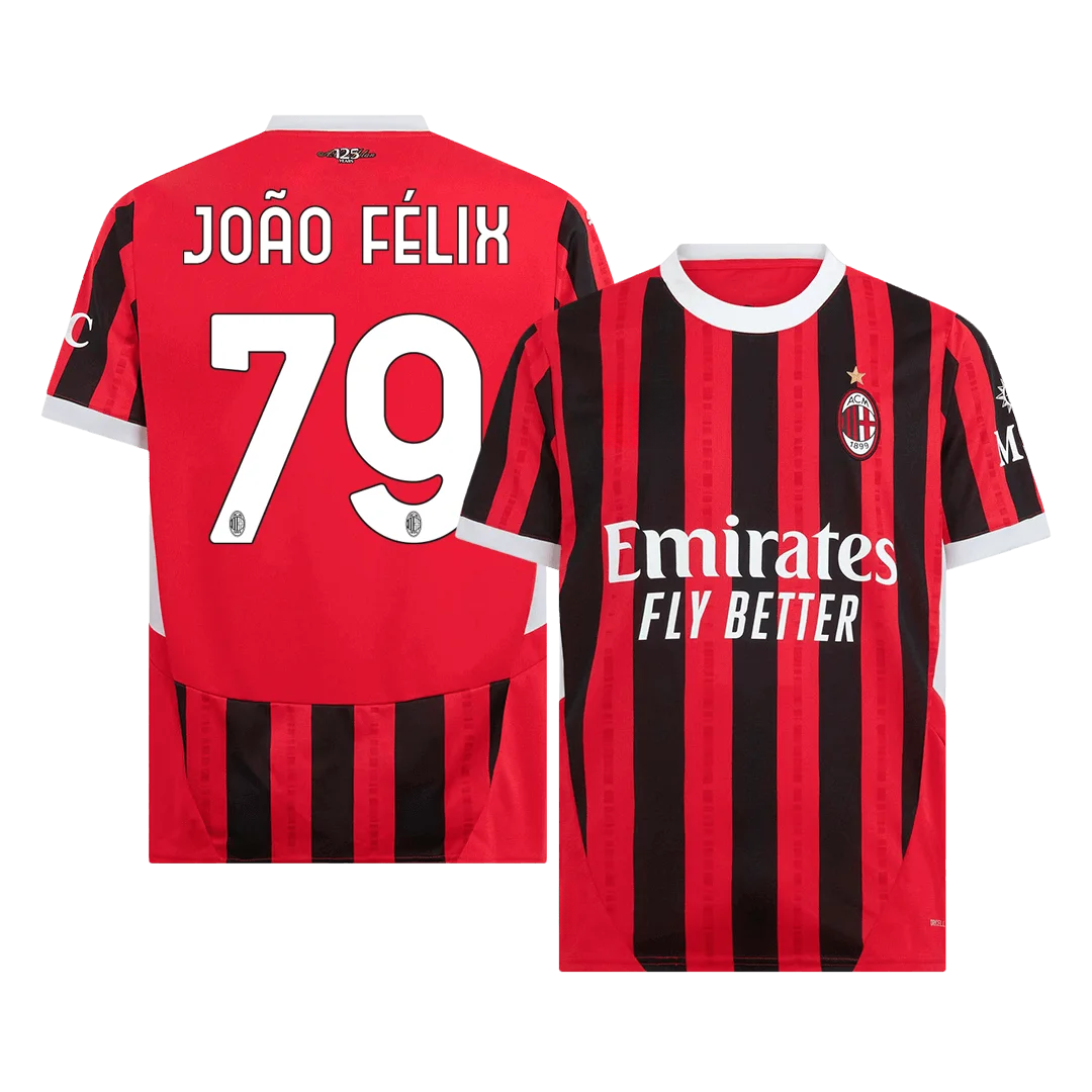 JOÃO FÉLIX #79 AC Milan Home Soccer Jersey