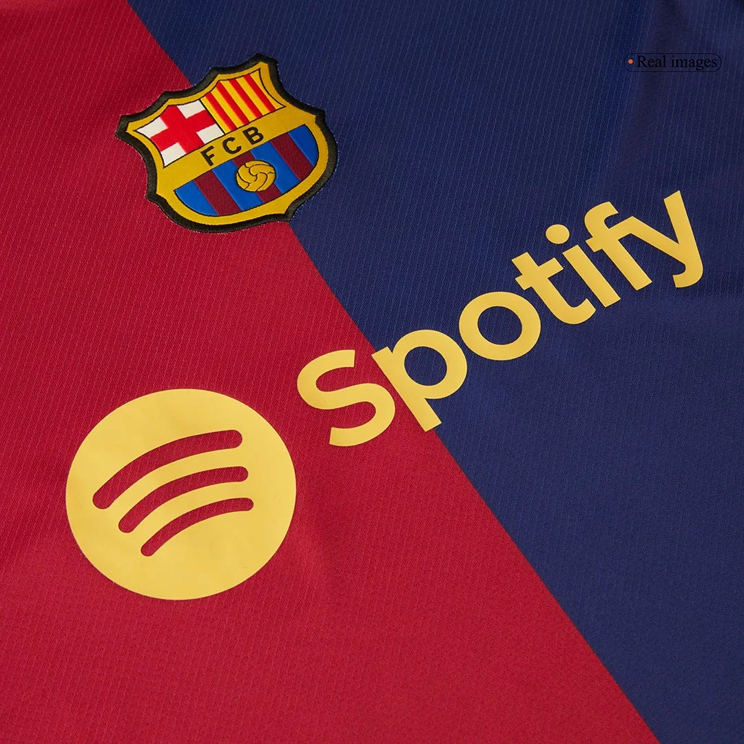 LAMINE YAMAL #19 Barcelona Home Soccer Jersey -UCL