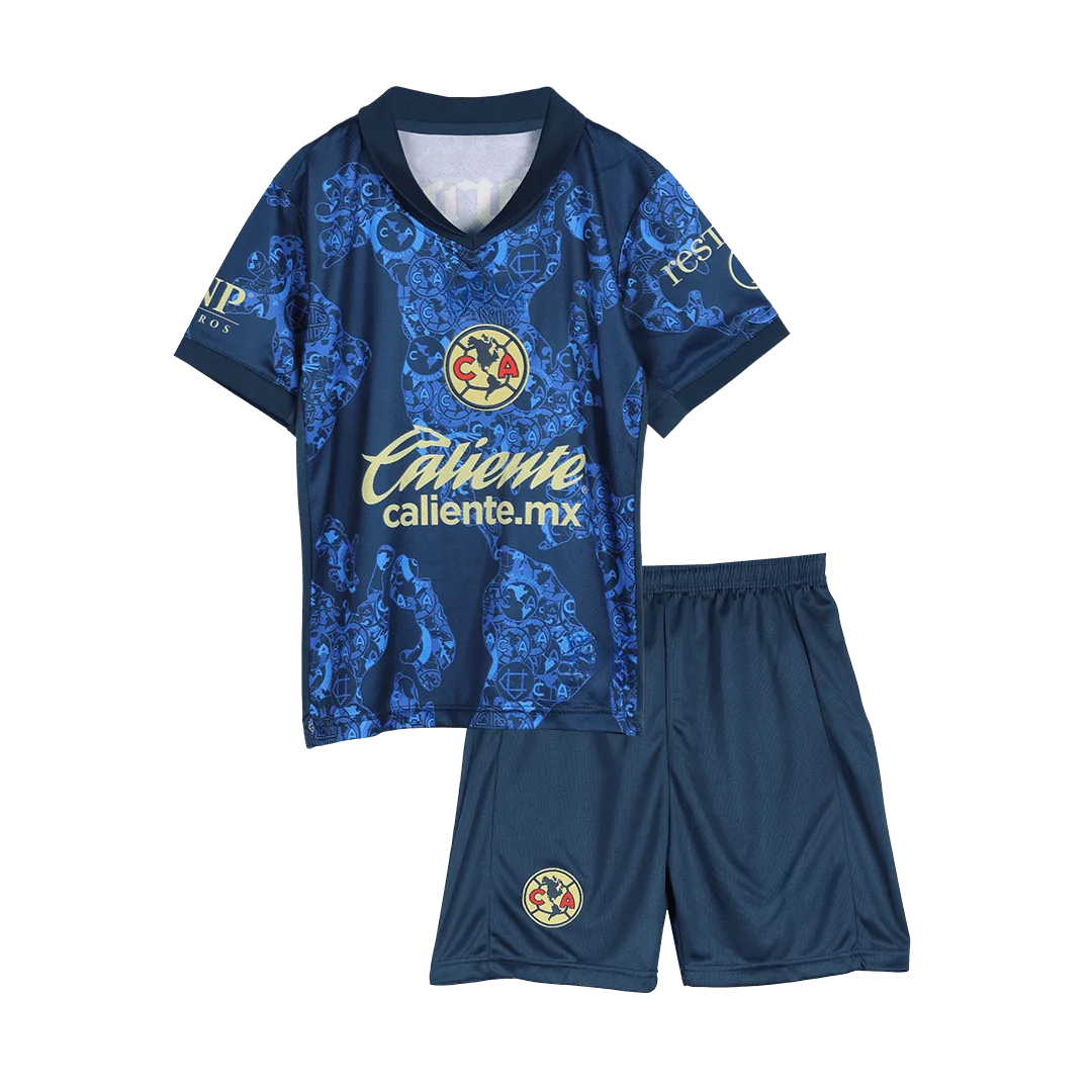 Club America Away  Kids Soccer Jerseys Kit