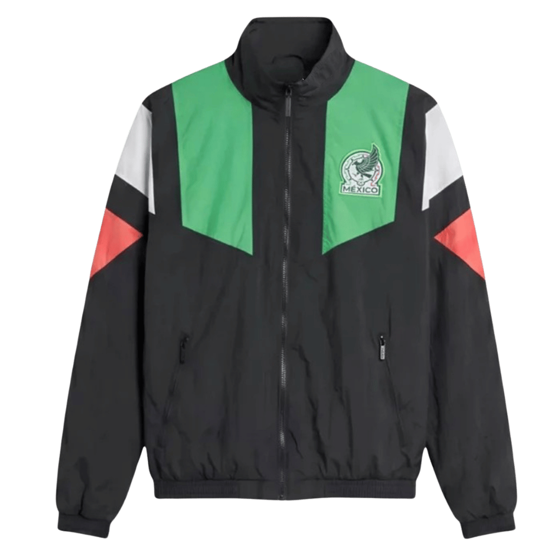 Mexico Windbreaker Jacket 2026 – Black – Men — product image 1