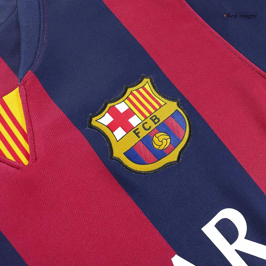 Retro Soccer Jersey NEYMAR JR #11 Barcelona Home 2014/15