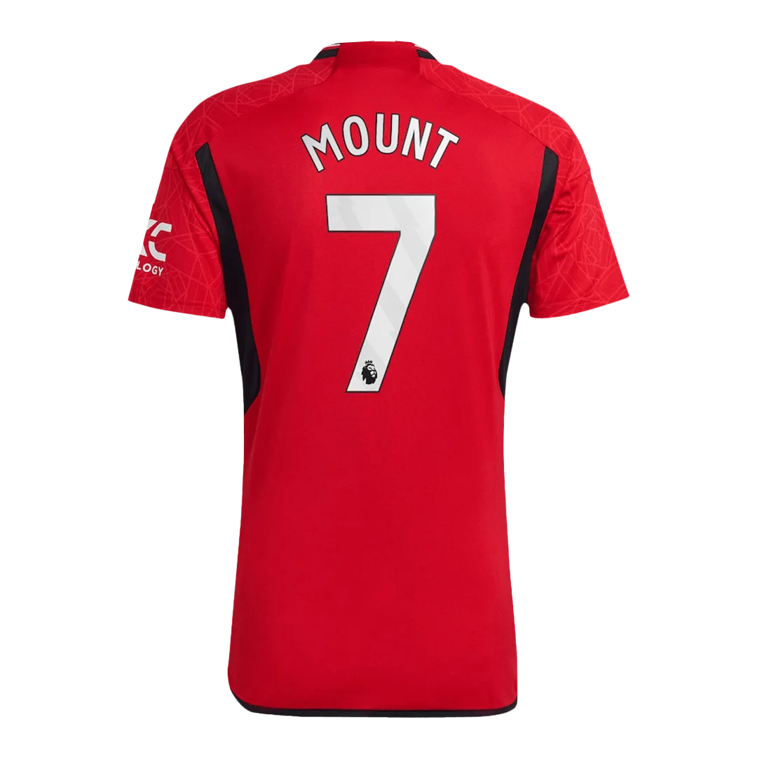 MOUNT #7 Manchester United Home Soccer Jersey 2023/24