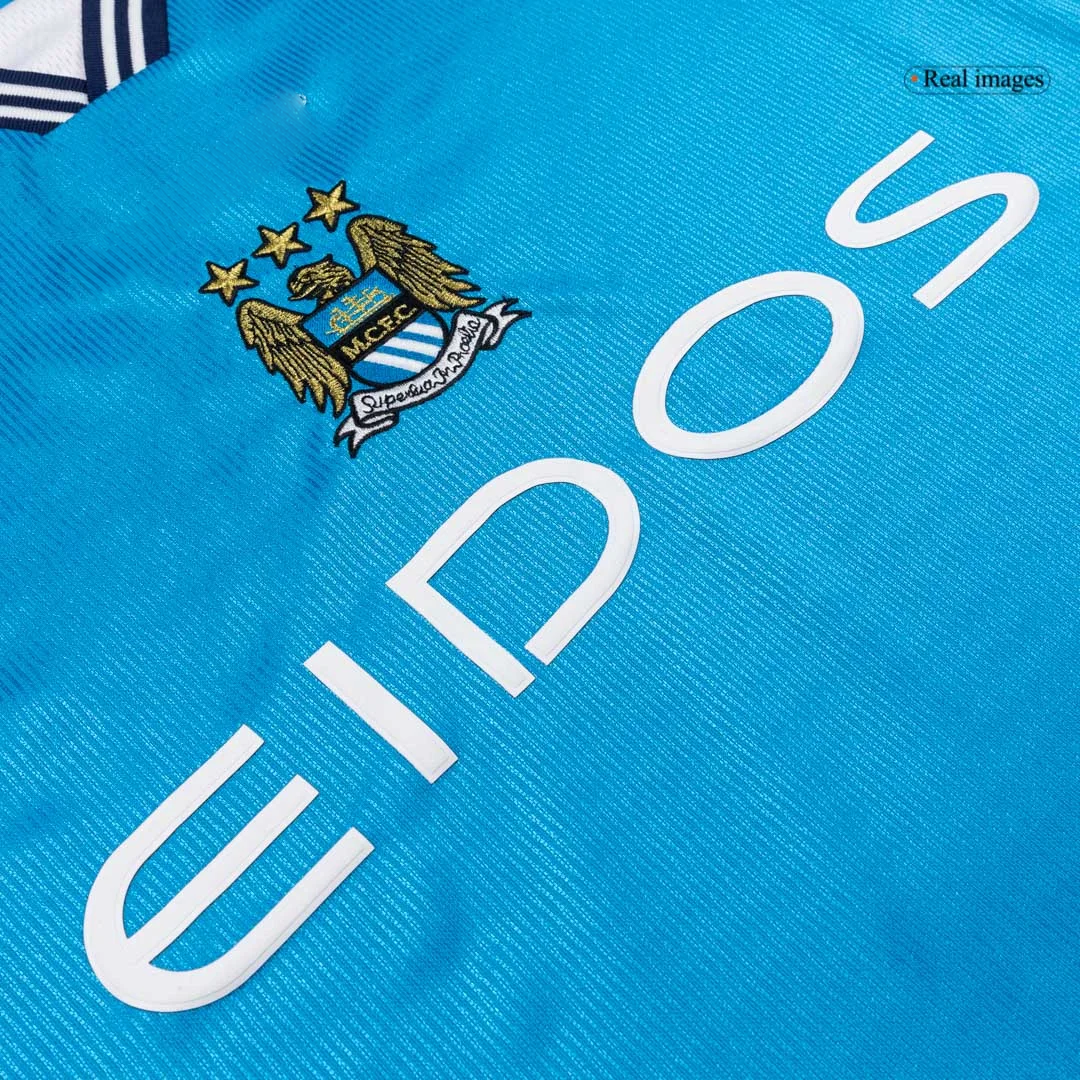 Retro Soccer Jersey Manchester City Home 1999/01